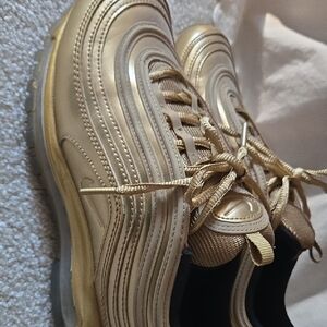 Gold Nike Sneakers